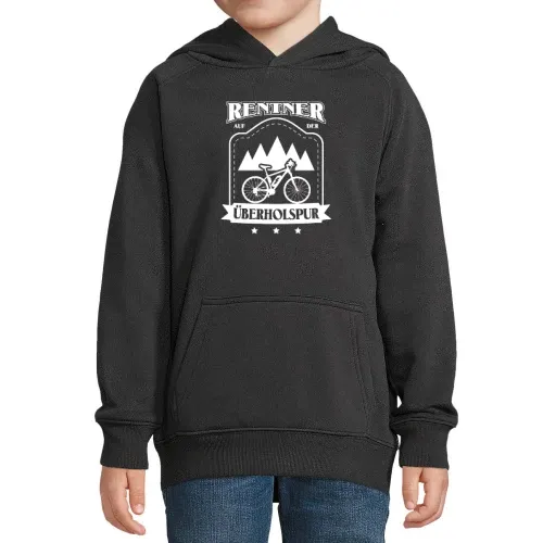 Ebike MTB Rentner auf der Ueberholspur Hoodie