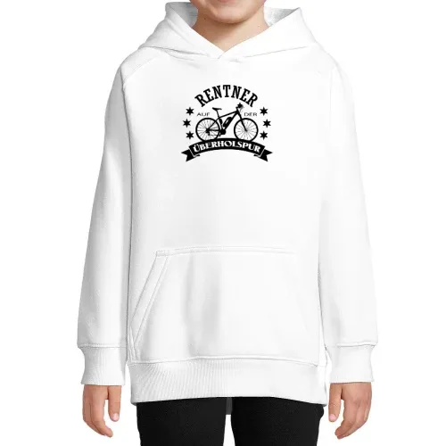 Ebike Rentner auf der Ueberholspur Bike Rente Hoodie