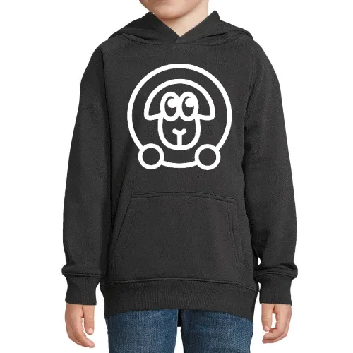 einzelnes Schaf Hoodie Kinder Stellar