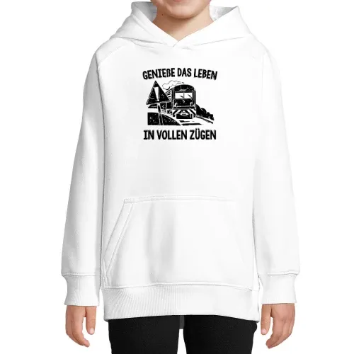 Eisenbahn Lok Rente Modelleisenbahn Ruhestand Zug Kinder Hoodie