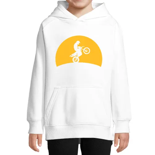 Enduro Cross im Sonneuntergang Hoodie