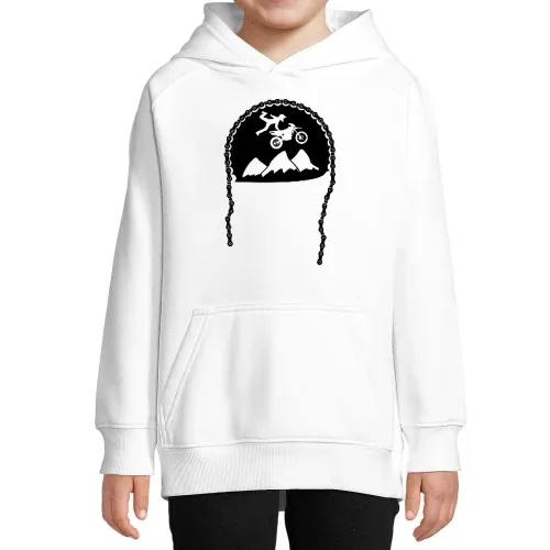 Enduro Sprung Kettenblatt Kinder Hoodie Enduro Sprung Kettenblatt Hoodie