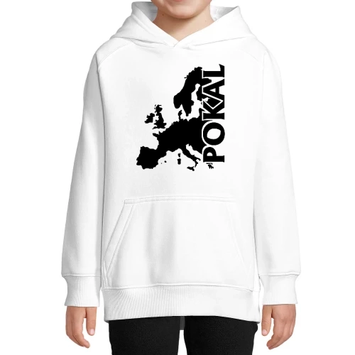 Europapokal Karte Kinder Hoodie