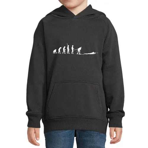 Evolution Biathlon liegend Schießen Kinder Hoodie