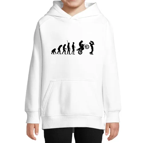 Evolution Enduro mit Vater und Kind Hoodie