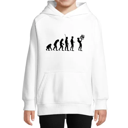 Evolution Fass Trinken Kinder Hoodie