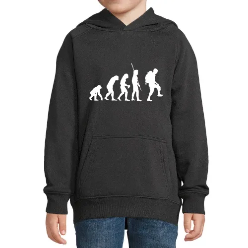 Evolution Wandern Hoodie Kinder Stellar