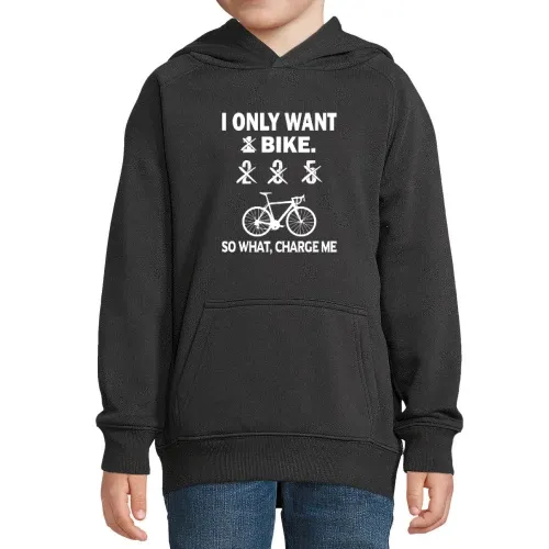 Fahrradfahrer will nur 1 Fahrrad Radfahrer Spruch Hoodie