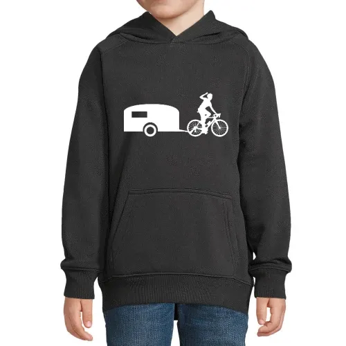 Fahrradwohnwagen Fahrrad Wohnwagen Radfahrer Hoodie