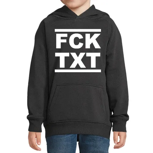 FCK dein Text Hoodie Kinder Stellar