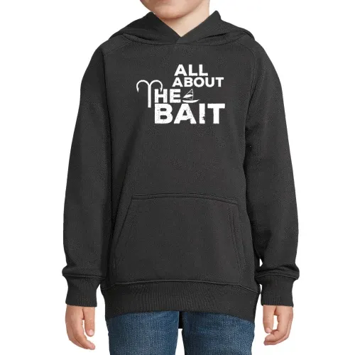 Fisch Köder Hoodie Kinder Stellar