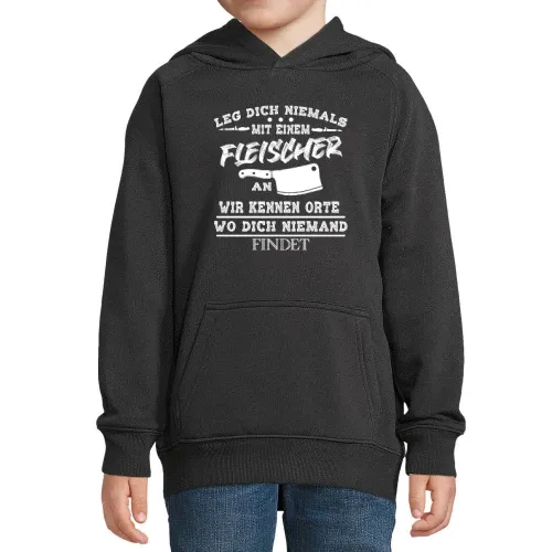 Fleischer Metzger Orte Fleischermeister Schlachter Kinder Hoodie Fleischer Metzger Orte Fleischermeister Schlachter Hoodie