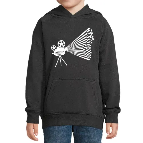 Frau im Licht Hoodie Kinder Stellar