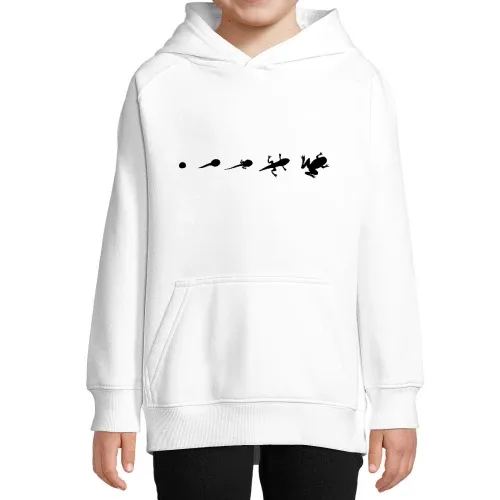 Frosch Evolution Kinder Hoodie