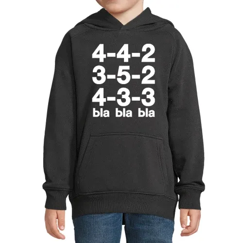 Fußball Aufstellungen Kinder Hoodie