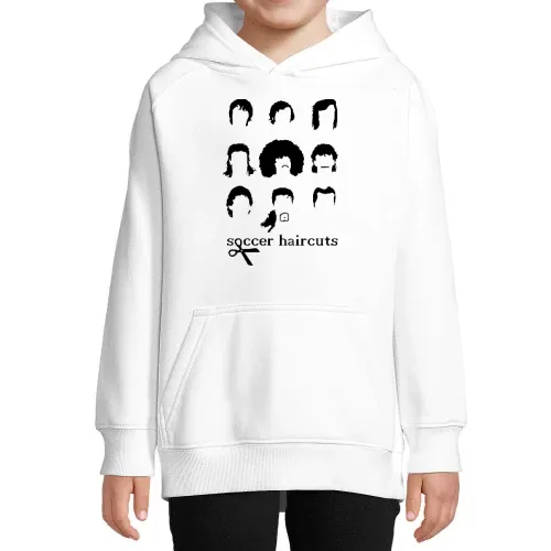 Fußballer Frisuren Kinder Hoodie