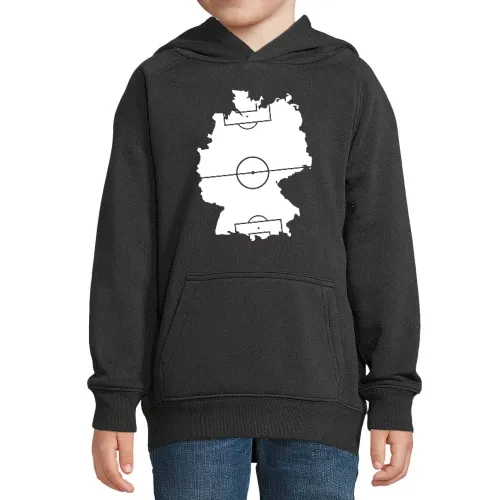 Fußballfeld Deutschland Hoodie
