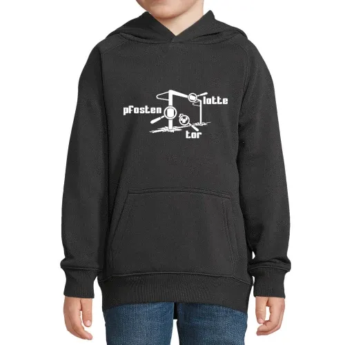 Fußballtor Treffer Pfosten Latte Tor Hoodie