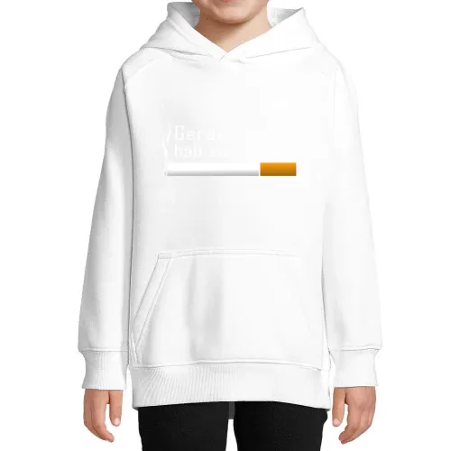 Geräuchertes hält sich länger Hoodie Kinder Stellar