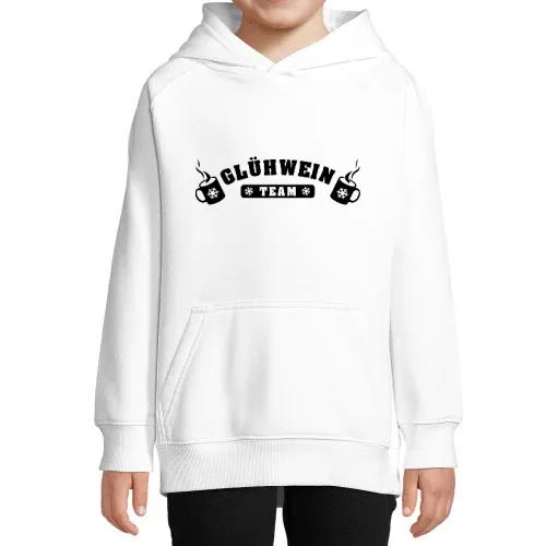 Glühwein Team Heiße Tasse Kinder Hoodie