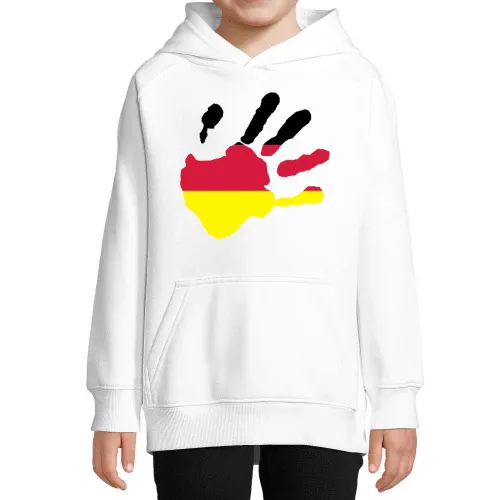Handabdruck in deinen Wunschfarbe Hoodie