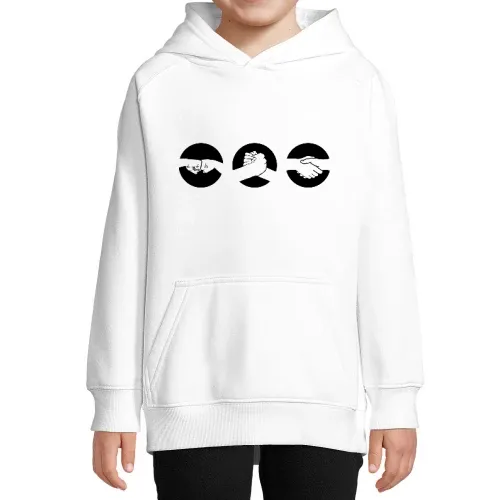 Handschlag Arten Hoodie Kinder Stellar