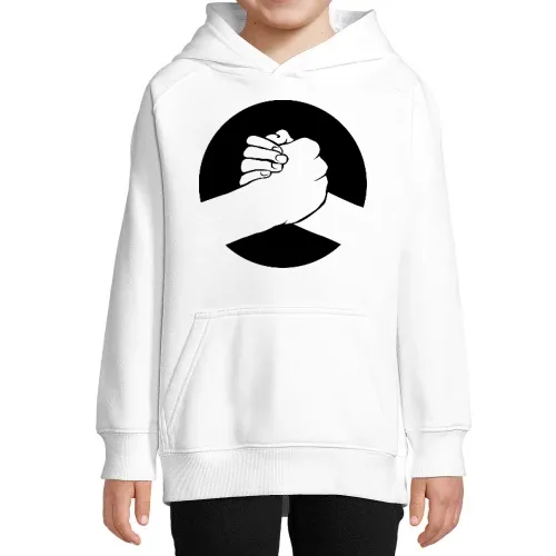 Handschlag Kinder Hoodie