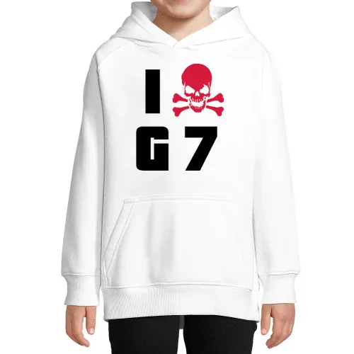 I hate G7 Skull Hoodie