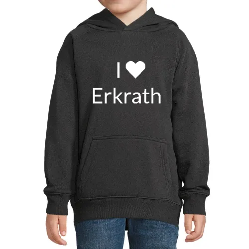I Love Erkrath  Hoodie Kinder Stellar