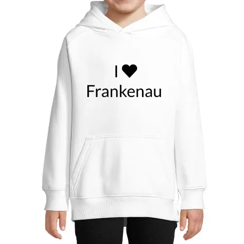 I Love Frankenau Hoodie Kinder Stellar