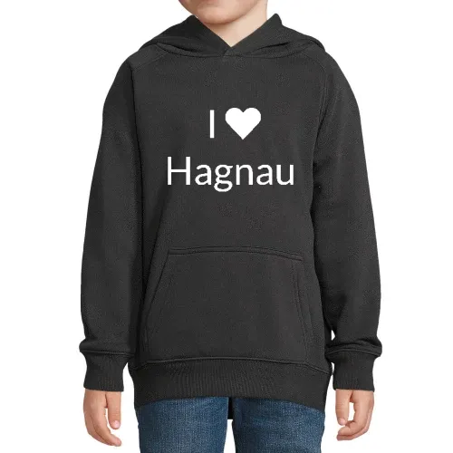 I Love Hagnau Hoodie Kinder Stellar