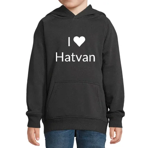 I Love Hatvan Hoodie Kinder Stellar