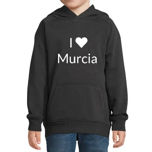 I Love Murcia Hoodie Kinder Stellar