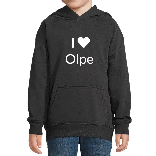 I Love Olpe Kinder Hoodie I Love Olpe Hoodie