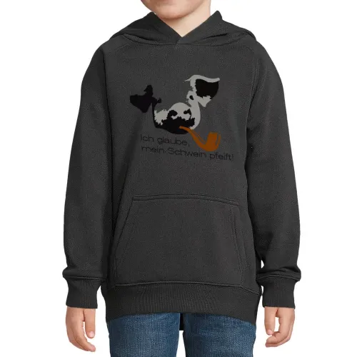 Ich glaube, mein Schwein pfeift 2.0 Kinder Hoodie Ich glaube, mein Schwein pfeift 2.0 Hoodie