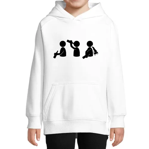 Icons Saufen Kinder Hoodie