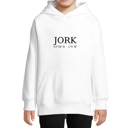 Jork Koordinaten Kinder Hoodie Jork Koordinaten Hoodie