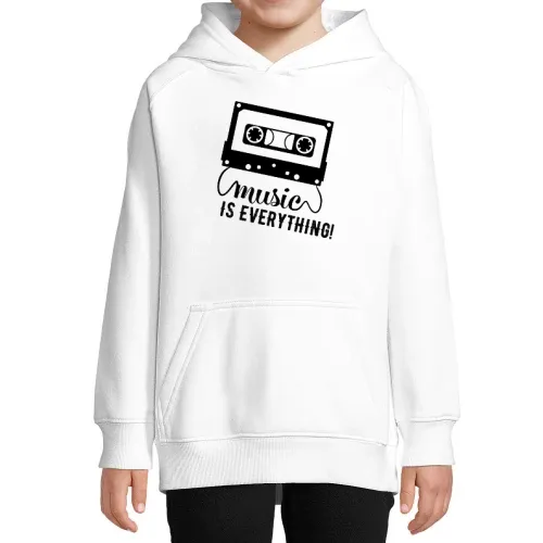 Kassette Music Is Everything Hoodie Kinder Stellar