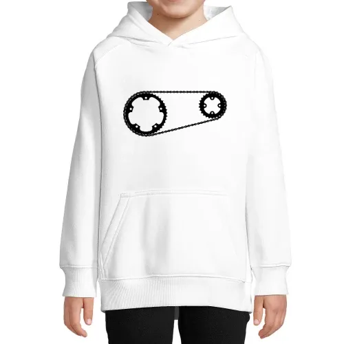 Kettenblatt mit Kette Kinder Hoodie