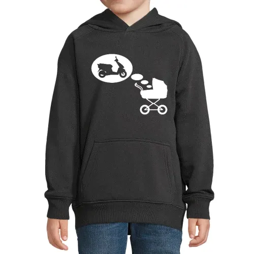 Kinderwagentraum Motorroller Kinder Hoodie Kinderwagentraum Motorroller Hoodie