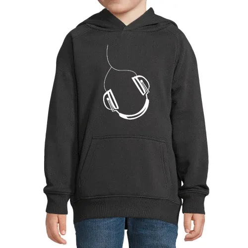 Kopfhörer mit Kabel Kinder Hoodie