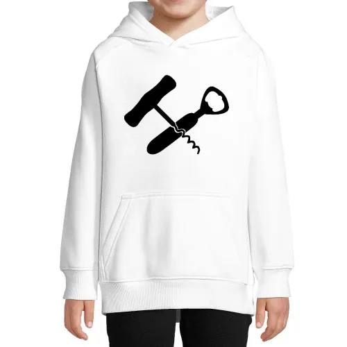 Korkenzieher vs. Flaschenöffner Hoodie