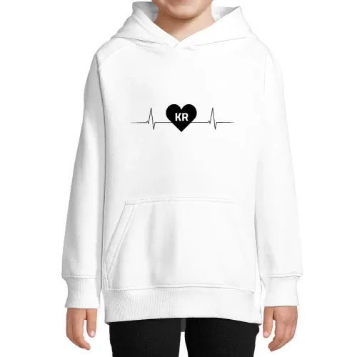 Krefeld KR Nummernschild Herzschlag Hoodie
