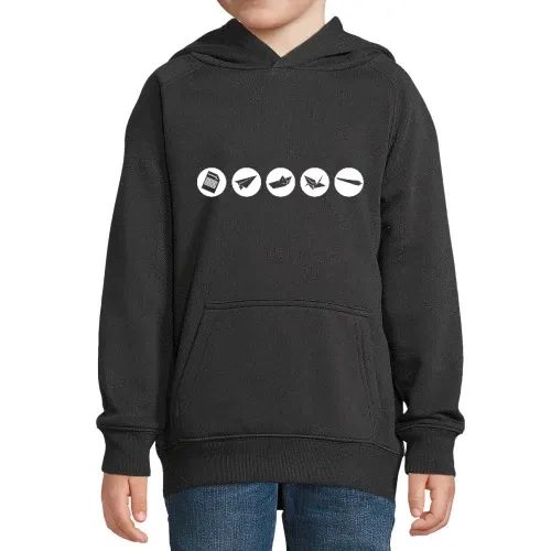Kunst mit Papier mit Joint Hoodie