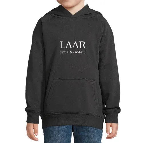 Laar Koordinaten Hoodie Kinder Stellar