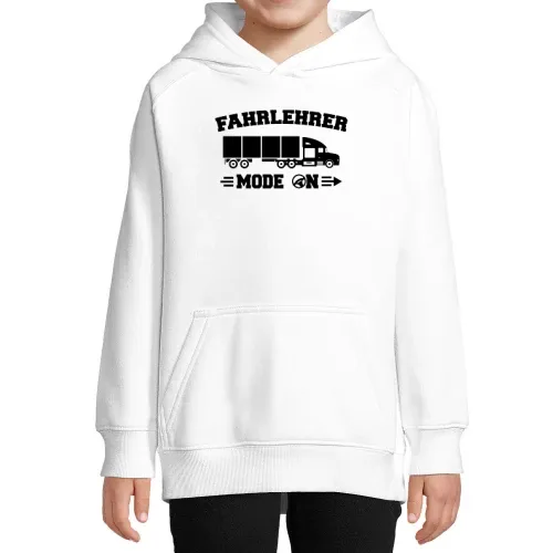LKW Fahrlehrer Mode On - Truck Lehrer Fahrschule Hoodie Kinder Stellar