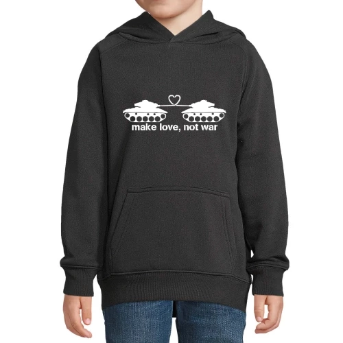 make love, not ware Kinder Hoodie