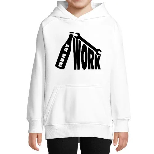 Men at work Kinder Hoodie