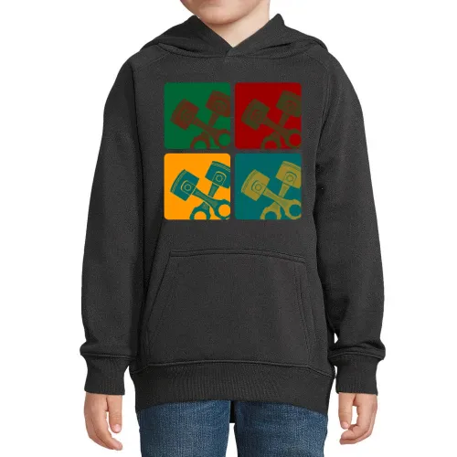 Motorkolben Warhol Hoodie