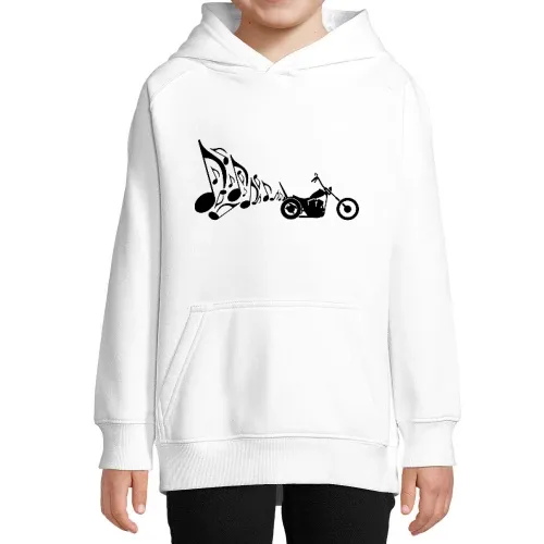 Motorrad Chopper Auspuff Musik  Hoodie